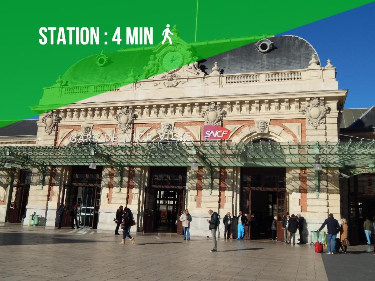 Center - Balcony Quiet - Air Conditioner - Kitchen - Wifi - Tram Nice Exteriér fotografie