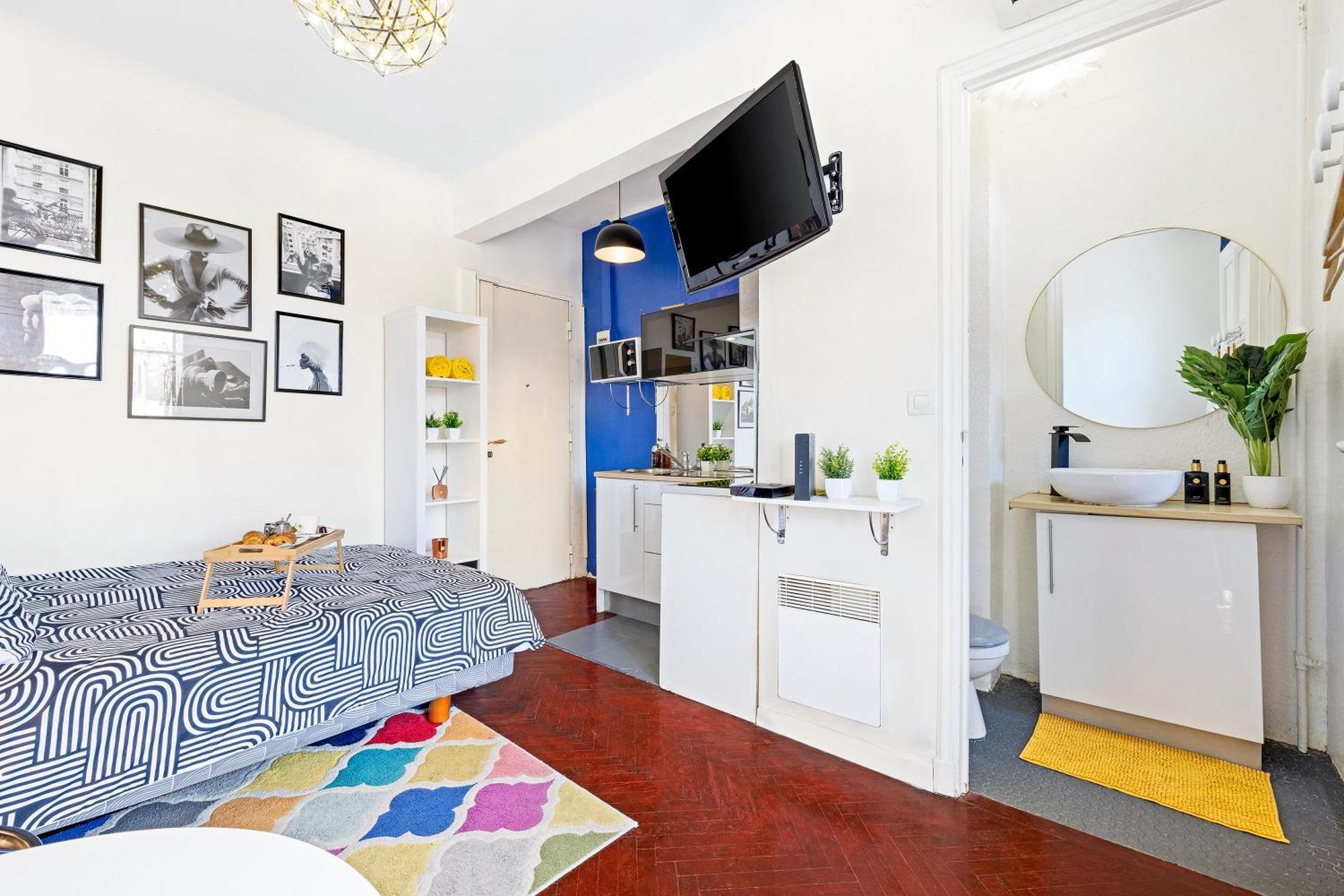 Center - Balcony Quiet - Air Conditioner - Kitchen - Wifi - Tram Nice Exteriér fotografie